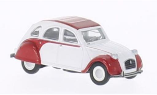 Miniature Citroen 2CV 1/87 Schuco Dolly blanche/rouge Citroen 2CV 1/87 Schuco Dolly blanche/rouge miniature