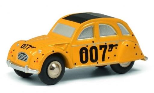 Miniature Citroen 2CV 1/90 Schuco jaune James Bond 007 Citroen 2CV 1/90 Schuco jaune James Bond 007 miniature