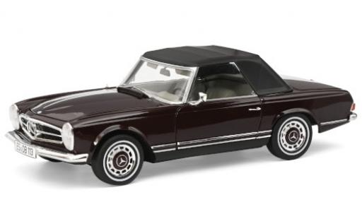 Miniature Mercedes 280 1/18 Schuco SL (W113) rouge 1963 avec détachable Softtop Mercedes 280 1/18 Schuco SL (W113) rouge 1963 avec détachable Softtop miniature