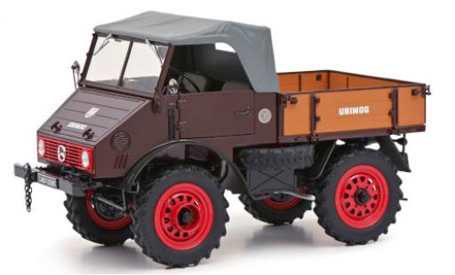 Miniature Mercedes Unimog 1/18 Schuco 401 rouge Mercedes Unimog 1/18 Schuco 401 rouge miniature