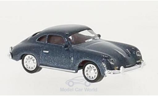Porsche 356 A 1/87 Schuco A Coupe metallise bleue miniature