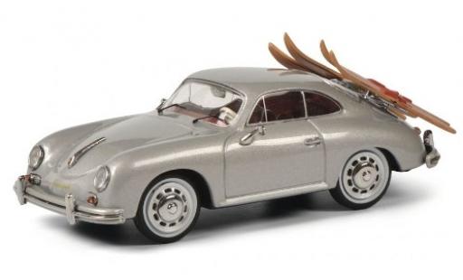 Miniature Porsche 356 1/43 Schuco A Coupe grise avec Wasserskiträger et charge Porsche 356 1/43 Schuco A Coupe grise avec Wasserskiträger et charge miniature