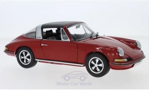 Miniature Porsche 911 1/18 Schuco S Targa rouge 1973 Porsche 911 1/18 Schuco S Targa rouge 1973 miniature