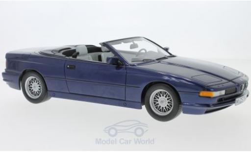Miniature Bmw 850 1/18 Schuco i Cabriolet metallise bleue Bmw 850 1/18 Schuco i Cabriolet metallise bleue miniature