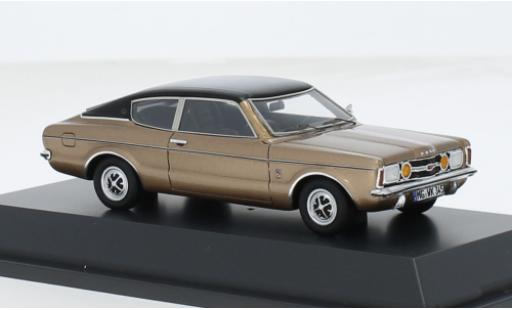 Miniature Ford Taunus 1/43 Schuco ProR (TC I) Coupe metallise marron/noire 1974 1:43 Ford Taunus 1/43 Schuco ProR (TC I) Coupe metallise marron/noire 1974 1:43 miniature