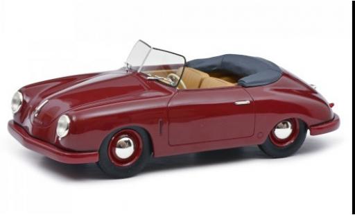 Miniature Porsche 356 1/18 Schuco Gmünd Cabriolet rouge 1950 Porsche 356 1/18 Schuco Gmünd Cabriolet rouge 1950 miniature