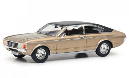 Ford Granada 1/43 Schuco Schuco / Pro.R MKI Coupe metallise beige/noire 1974 miniature