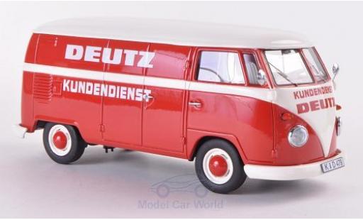 Miniature Volkswagen T1 1/18 Schuco Kasten Deutz Kundendienst Volkswagen T1 1/18 Schuco Kasten Deutz Kundendienst miniature