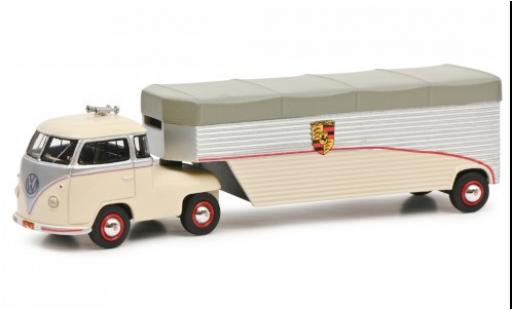 Miniature Volkswagen T1 1/64 Schuco Renntransporter beige/grise Continental Motors Volkswagen T1 1/64 Schuco Renntransporter beige/grise Continental Motors miniature