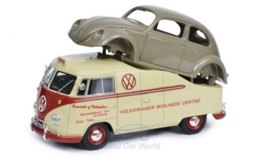 Miniature Volkswagen T1 1/18 Schuco a Midlands Centre mit Brezelkäfer Karosserie Volkswagen T1 1/18 Schuco a Midlands Centre mit Brezelkäfer Karosserie miniature