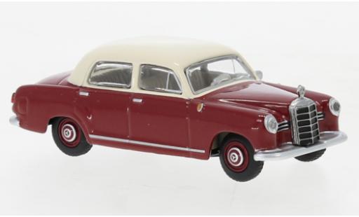 Miniature Mercedes 180 1/64 Schuco D (W120) rouge/beige Mercedes 180 1/64 Schuco D (W120) rouge/beige miniature