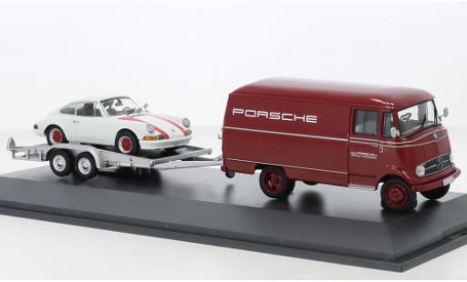 Miniature Mercedes L319 1/43 Schuco Kasten Porsche Renndienst 1968 Mercedes L319 1/43 Schuco Kasten Porsche Renndienst 1968 miniature