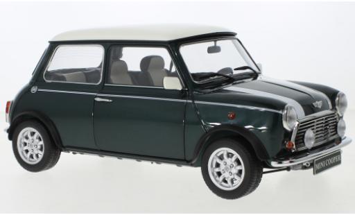 Miniature Mini Cooper 1/12 Schuco metallise vert foncé/beige clair Mini Cooper 1/12 Schuco metallise vert foncé/beige clair miniature
