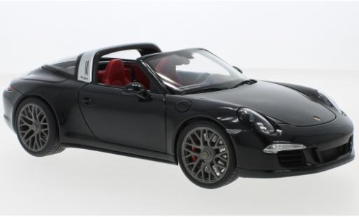 Miniature Porsche 991 Targa 1/18 Schuco 911 (.1) Carrera 4 GTS noire Porsche 991 Targa 1/18 Schuco 911 (.1) Carrera 4 GTS noire miniature