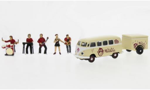 Volkswagen T1 1/87 Schuco Bus The Red Monkeys miniature