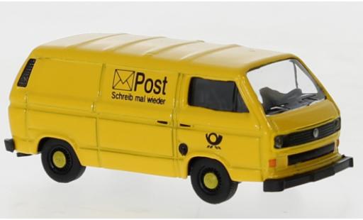 Miniature Volkswagen T3 1/87 Schuco Kasten jaune Deutsche Bundespost Volkswagen T3 1/87 Schuco Kasten jaune Deutsche Bundespost miniature