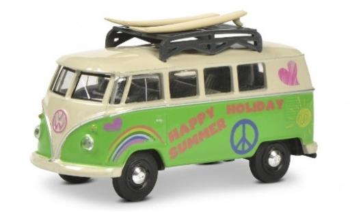 Miniature Volkswagen T1 1/64 Schuco Bus verte/beige Surfer avec Rack de toit et charge Volkswagen T1 1/64 Schuco Bus verte/beige Surfer avec Rack de toit et charge miniature
