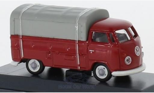 Miniature Volkswagen T1 1/87 Schuco b Pritsche rouge/grise mit Plane Volkswagen T1 1/87 Schuco b Pritsche rouge/grise mit Plane miniature