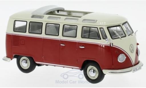 Miniature Volkswagen T1 B 1/43 Schuco b Samba Bus rouge/beige Volkswagen T1 B 1/43 Schuco b Samba Bus rouge/beige miniature