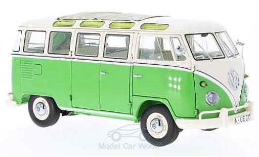 Miniature Volkswagen T1 B 1/18 Schuco b Samba verte/beige Volkswagen T1 B 1/18 Schuco b Samba verte/beige miniature