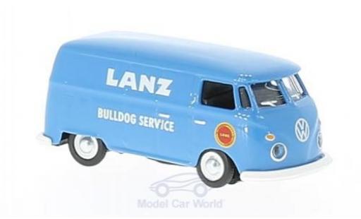 Miniature Volkswagen T1 B 1/87 Schuco c bleue Lanz Bulldog Service Kastenwagen Volkswagen T1 B 1/87 Schuco c bleue Lanz Bulldog Service Kastenwagen miniature