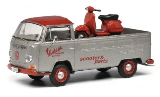Miniature Volkswagen T2 1/43 Schuco a Pritsche Vintage Scooter Service avec charge Vespa PX Volkswagen T2 1/43 Schuco a Pritsche Vintage Scooter Service avec charge Vespa PX miniature