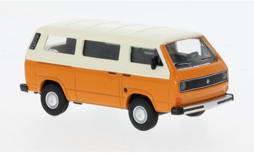 Volkswagen T3 1/64 Schuco Bus orange/beige 1:64 miniature