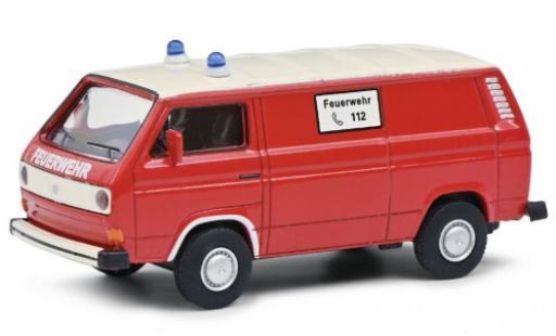 Miniature Volkswagen T3 1/64 Schuco Kasten Feuerwehr Volkswagen T3 1/64 Schuco Kasten Feuerwehr miniature