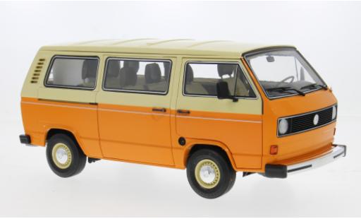 Volkswagen T3 1/18 Schuco a Bus orange/beige 1:18 miniature