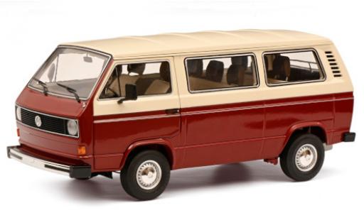 Miniature Volkswagen T3 1/18 Schuco a Bus rouge/blanche Volkswagen T3 1/18 Schuco a Bus rouge/blanche miniature