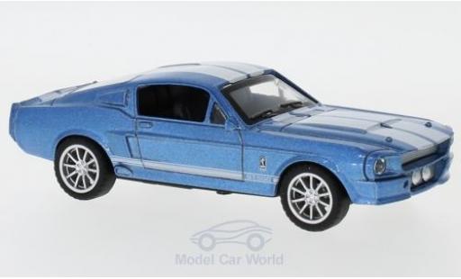 Shelby Mustang 1/43 Shelby Collectibles GT500 metallise bleue/blanche 1967 miniature