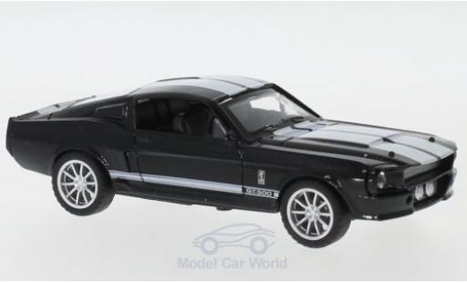 Shelby Mustang 1/43 Shelby Collectibles GT500 noire/blanche 1967 miniature
