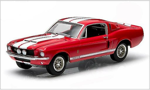Shelby GT 500 1967 1/64 Greenlight rouge miniature