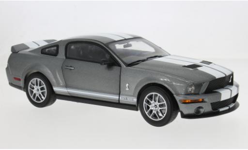 Shelby GT 1/18 Shelby Collectibles 500 grise 2007 1:18 miniature