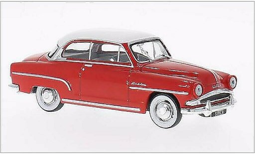 Simca Aronde Grand Large 1/43 WhiteBox rouge/blanche 1953 miniature