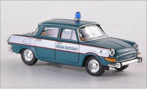 Skoda 1000 Police 1/87 Herpa MB Verejna Bezpecnost (CZ) miniature
