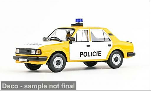 Skoda 120 1/43 Abrex L 1984 Police (CZ) 1:43 miniature