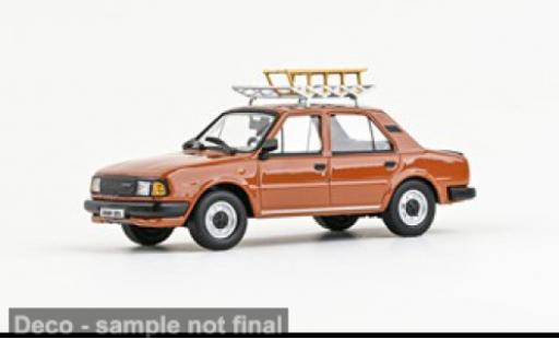 Skoda 120 1/43 Abrex L marron 1984 1:43 miniature