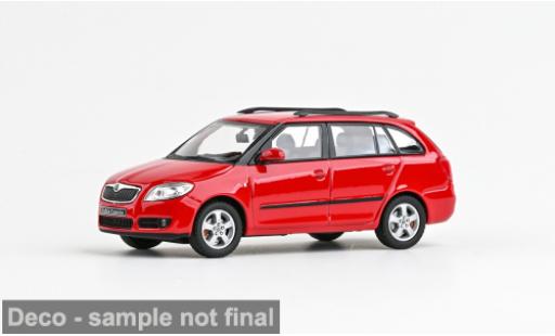 Skoda Fabia 1/43 Abrex II Combi rouge 2007 1:43 miniature