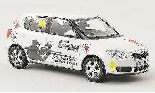 Skoda Fabia Livree Flotte 1/43 Abrex Paintball Borec miniature