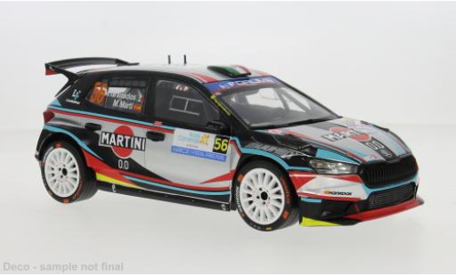 Skoda Fabia 1/18 IXO RS Rally2 Rally Islas Canaris 2025 #56 M.Granados/M.Marti 1:18 miniature