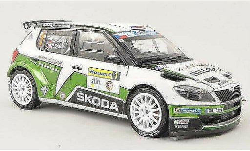 Skoda Fabia S2000 1/18 Abrex No.1 Castrol Barum Rally 2013 /Dresler miniature