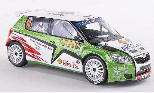 Skoda Fabia S2000 1/43 Abrex No.10 Barum Rally 2009 /Stary miniature