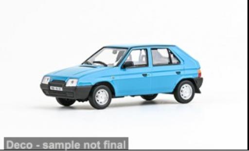Skoda Favorit 1/43 Abrex 136L bleue 1988 1:43 miniature