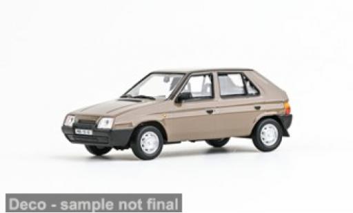 Skoda Favorit 1/43 Abrex 136L marron 1988 1:43