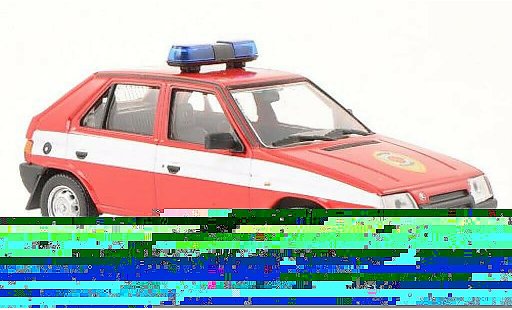 Skoda Favorit Livree Officielle 1/43 Abrex (Tschechische Pompiers) 1987 miniature