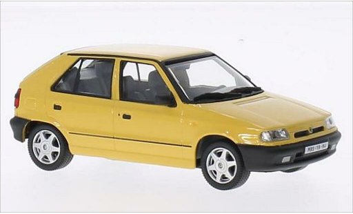 Skoda Felicia 1.3 GLXi 1/43 Abrex jaune 1994 miniature