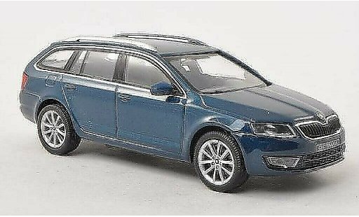 Skoda Octavia Combi 1/43 Abrex III bleu-verte 2013 miniature