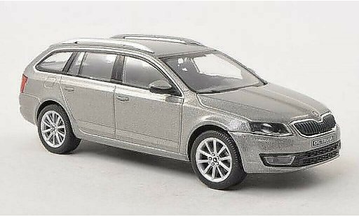 Skoda Octavia Combi 1/43 Abrex III grise 2013 miniature