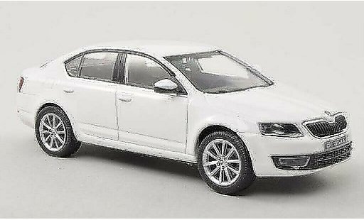 Skoda Octavia Base 1/43 Abrex III blanche 2013 miniature